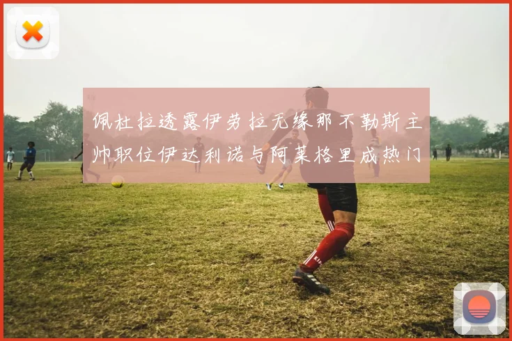 佩杜拉透露伊劳拉无缘那不勒斯主帅职位伊达利诺与阿莱格里成热门候选人